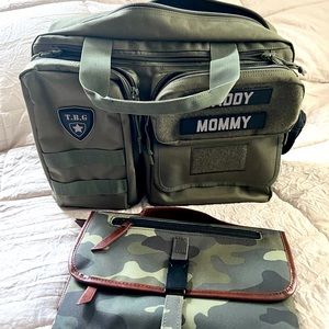Military style Diaper Bag w/ changing pad